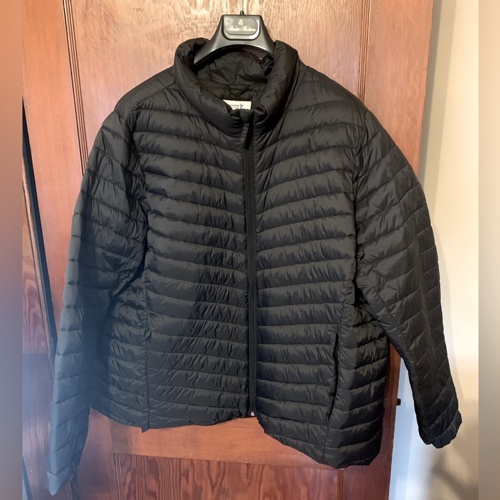 Packable puffer jacket from Old Navy. Black. Size 3x